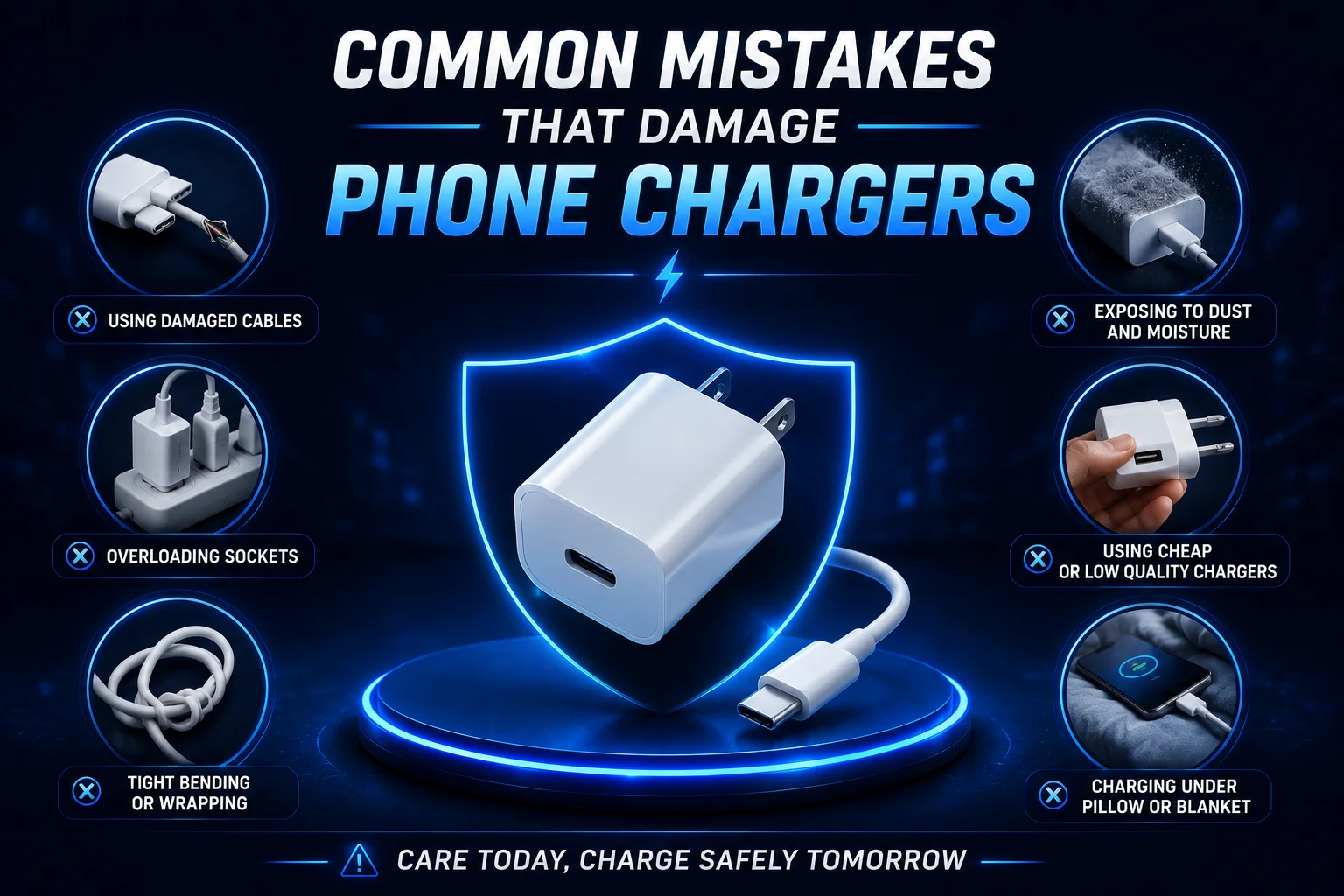 Common Mistakes That Damage Phone Chargers