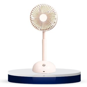 Mini Portable Hand Fan USB Rechargeable Compact Cooling Fan for Home, Office and Travel